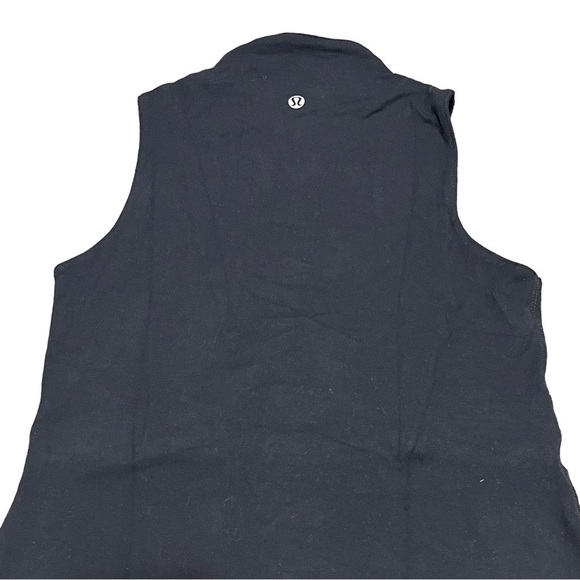LULULEMON workout sleeveless top Luon black size 6 - Picture 3 of 6